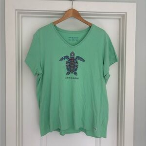 Life is good 100% Cotton Sea Turtle XXL